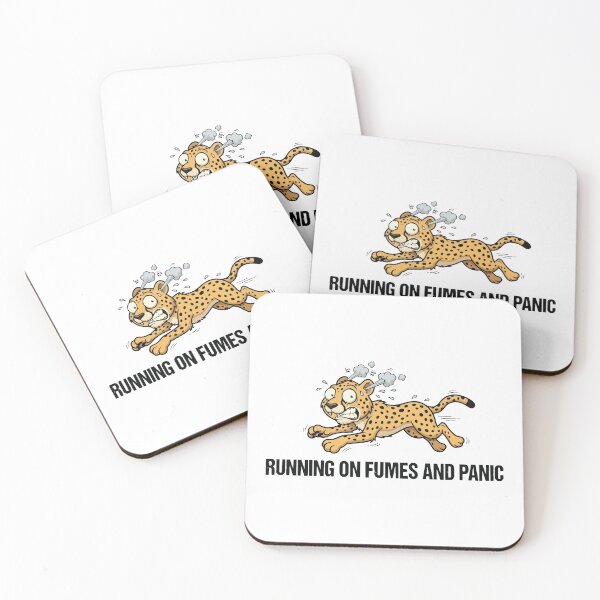 Item preview, Running On Fumes And Panic Cheetah Burnout designed and sold by Petzzz.