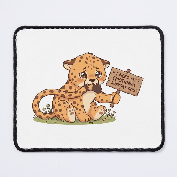 Item preview, I Just Need My Emotional Support Dog Cheetah designed and sold by Petzzz.