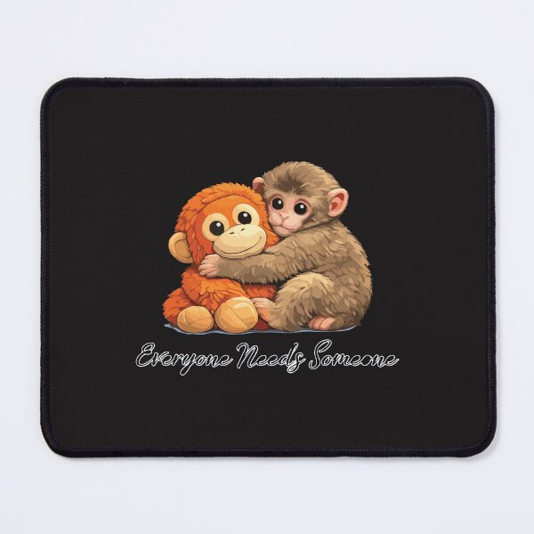 Item preview, Cute Baby Monkey Punch Plush Hugging – Funny Soft Toy Meme Art designed and sold by kiralynstration.