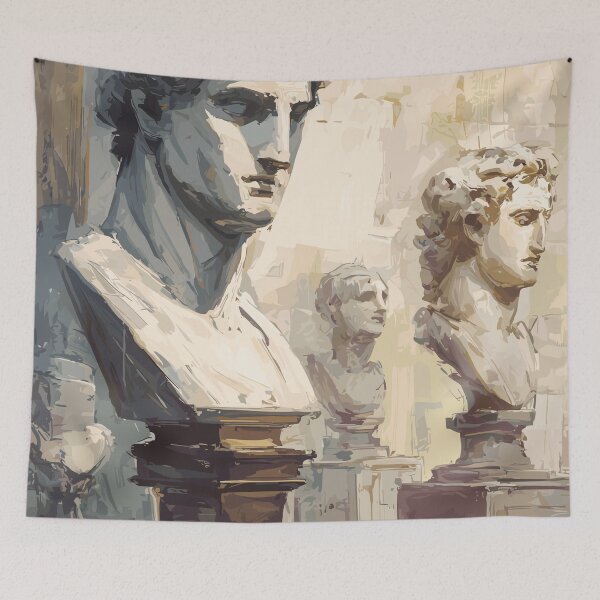 Item preview, The Art Historian's Classical Busts Light Academia designed and sold by bapupa.