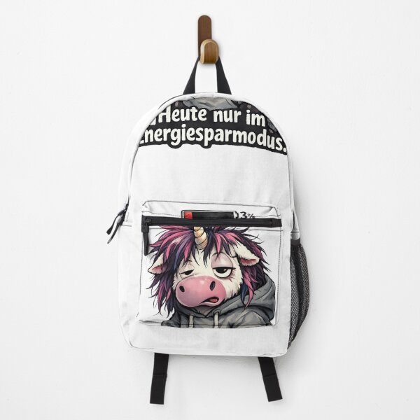 Item preview, Unicorn in Power Saving Mode – Cute but Tired designed and sold by Tinosshop.