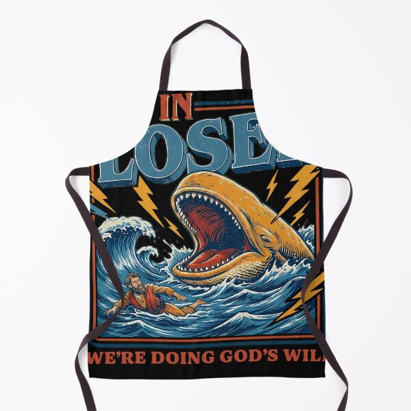 Item preview, Get In Loser Were Doing Gods Will Jonah and the Whale designed and sold by AlvinObrien.