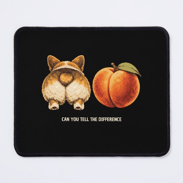 Item preview, Funny Corgi Butt vs Peach Shirt – Can You Tell The Difference Dog Lover Gift designed and sold by nbg2012.