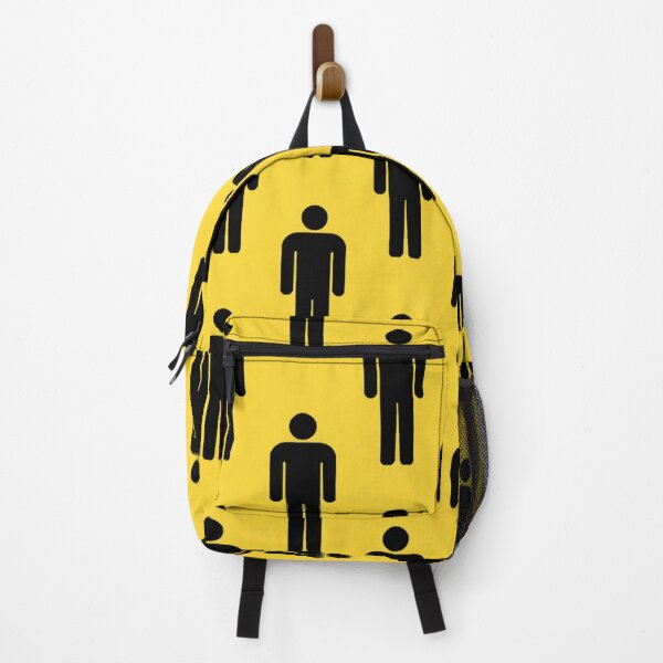 Item preview, Black Human Silhouette Pattern on Yellow – Minimal Repeating Figure Design designed and sold by DrizzyV.