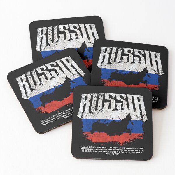 Item preview, Russia Flag Map designed and sold by Ruinn Store.