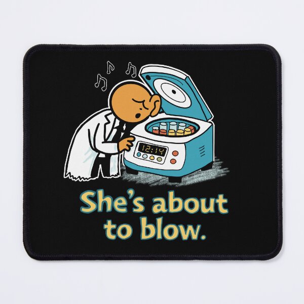 Item preview, She’s About To Blow Funny Lab Technician Shirt – Science Humor Gift for Chemist & Lab Tech. designed and sold by Popstudio85.