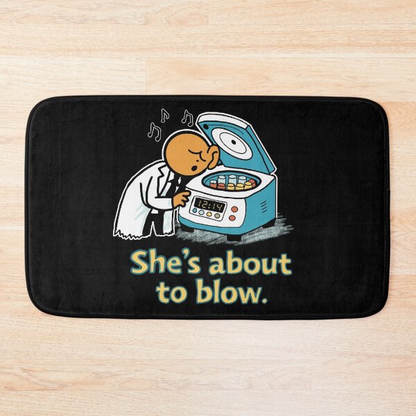 Item preview, She’s About To Blow Funny Lab Technician Shirt – Science Humor Gift for Chemist & Lab Tech. designed and sold by Popstudio85.