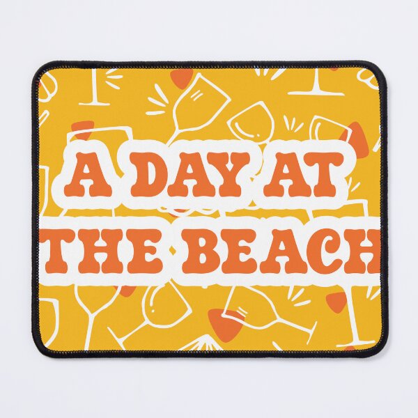 Item preview, A Day at the Beach Summer Pattern Abstract Line Art designed and sold by PixelWaveBD.