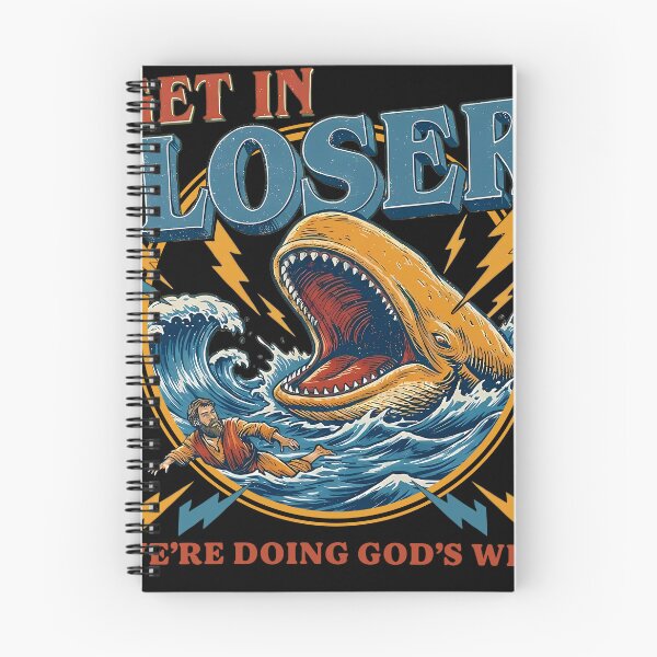 Item preview, Get In Loser Were Doing Gods Will Christian Humor designed and sold by AlvinObrien.