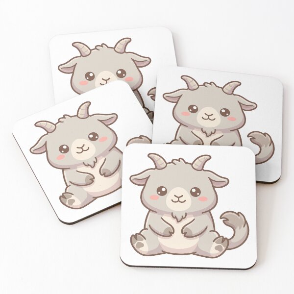 Item preview, Adorable Baby Goat Chibi Illustration designed and sold by minscw.