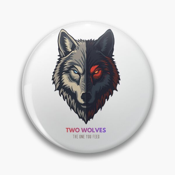 Item preview, TWO WOLVES in one designed and sold by ELdante.