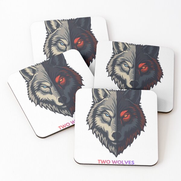 Item preview, TWO WOLVES in one designed and sold by ELdante.