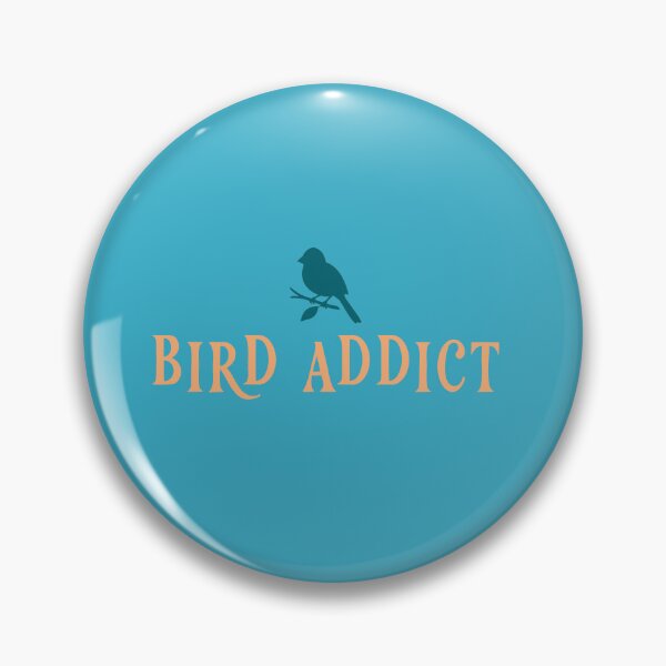 Item preview, Bird Addict – Minimal Birdwatching Typography with Perched Bird Icon designed and sold by donwillisjrart.