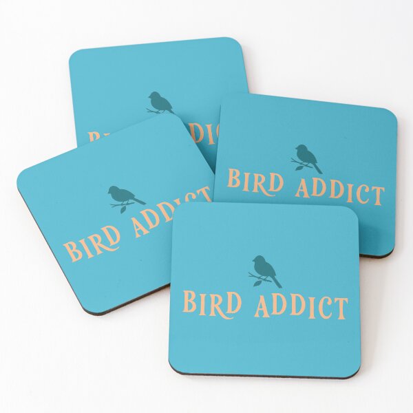 Item preview, Bird Addict – Minimal Birdwatching Typography with Perched Bird Icon designed and sold by donwillisjrart.