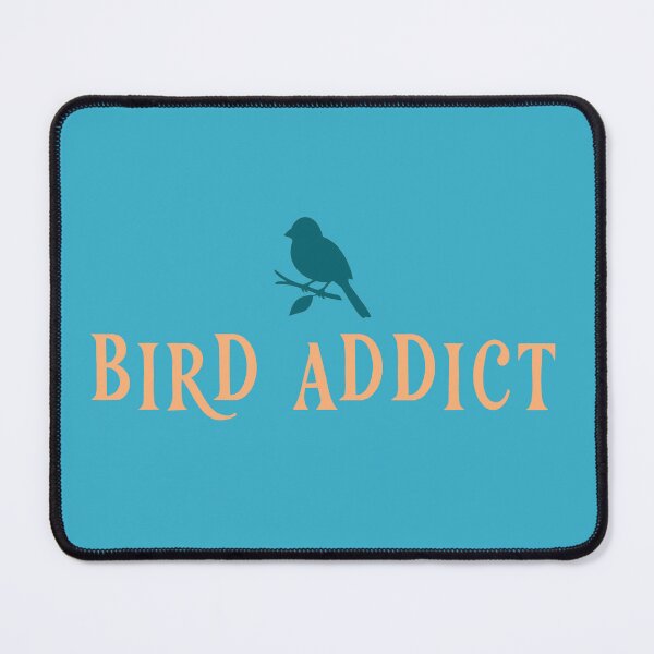 Item preview, Bird Addict – Minimal Birdwatching Typography with Perched Bird Icon designed and sold by donwillisjrart.