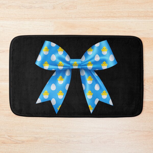 Item preview, Cute Easter Chick Bow - Blue Ribbon with Baby Chicks and Eggs Design designed and sold by TTStudio.
