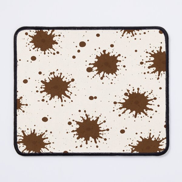 Item preview, Mud Splatter Seamless Pattern – Grunge Brown Stain Design on Beige designed and sold by DrizzyV.