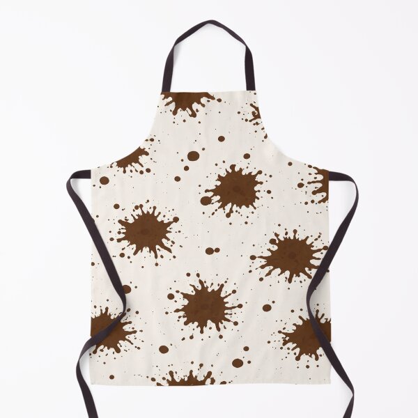 Item preview, Mud Splatter Seamless Pattern – Grunge Brown Stain Design on Beige designed and sold by DrizzyV.
