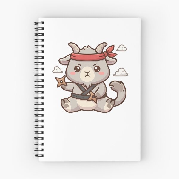 Item preview, Stealthy Ninja Goat Warrior Chibi designed and sold by minscw.