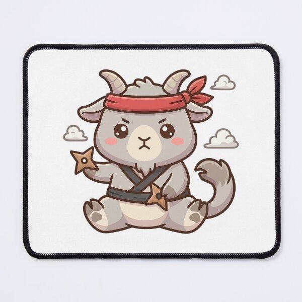 Item preview, Stealthy Ninja Goat Warrior Chibi designed and sold by minscw.