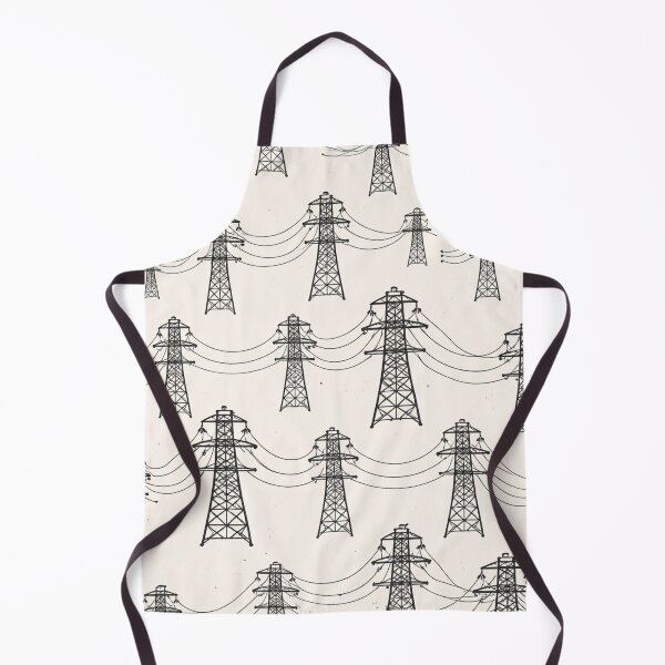 Item preview, Electrical Tower Pattern – Power Line Minimal Industrial Design designed and sold by DrizzyV.