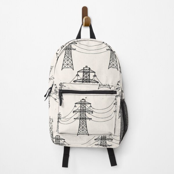 Item preview, Electrical Tower Pattern – Power Line Minimal Industrial Design designed and sold by DrizzyV.