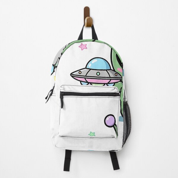 Item preview, Chibi Alien with Rainbow UFO designed and sold by iwzzuel.
