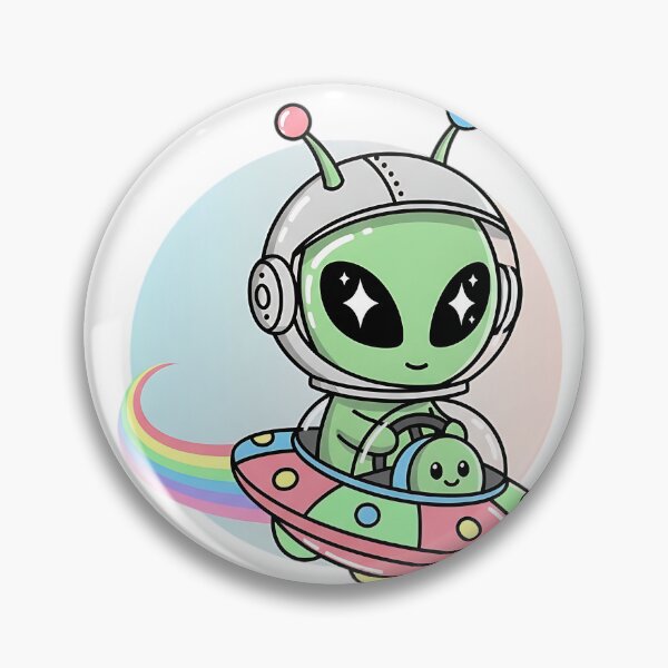 Item preview, Sweet Alien Visitor from Space designed and sold by iwzzuel.