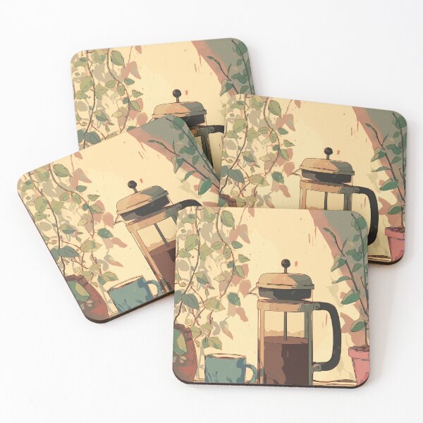 Item preview, Scholarly Brew Coffee Press Light Academia designed and sold by bapupa.