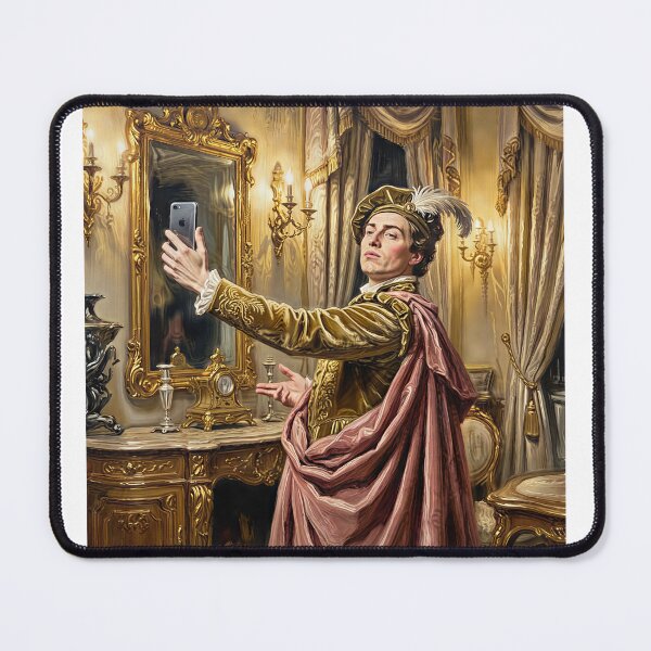 Item preview, Overdramatic Aristocrat Mirror Selfie designed and sold by quibrak.
