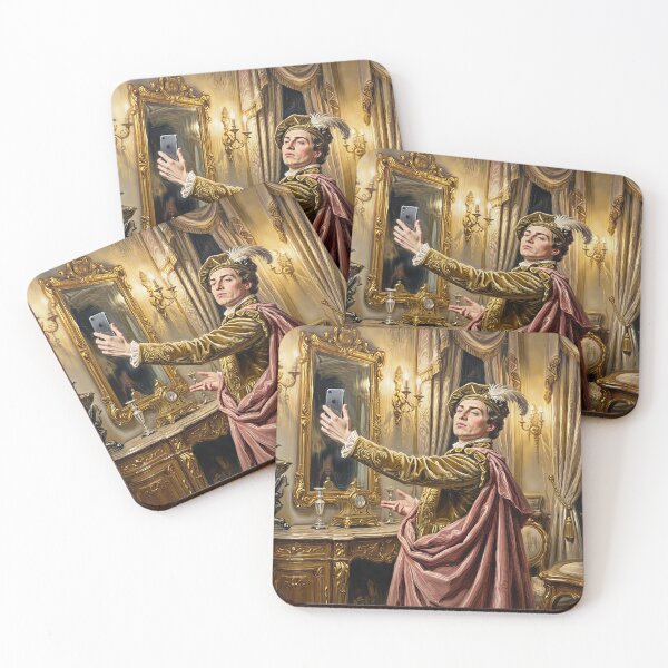 Item preview, Overdramatic Aristocrat Mirror Selfie designed and sold by quibrak.
