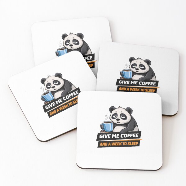 Item preview, Give Me Coffee And A Week To Sleep Panda designed and sold by the-dovlat.