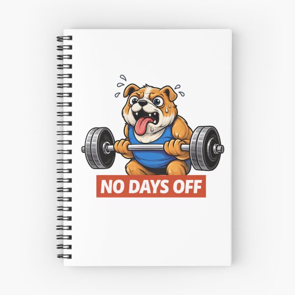 Item preview, No Days Off Gym Bulldog designed and sold by the-dovlat.