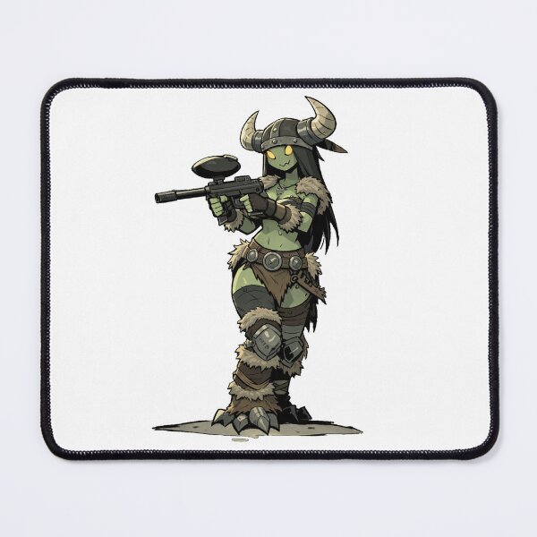 Item preview, Cartoon Viking paintball demon designed and sold by PaintballCrew.