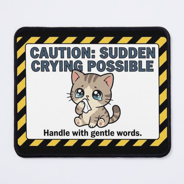 Item preview, Caution Sudden Crying Possible Kitten designed and sold by Visual Dept..