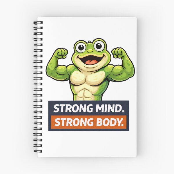 Item preview, Strong Mind Strong Body Frog Fitness designed and sold by the-dovlat.
