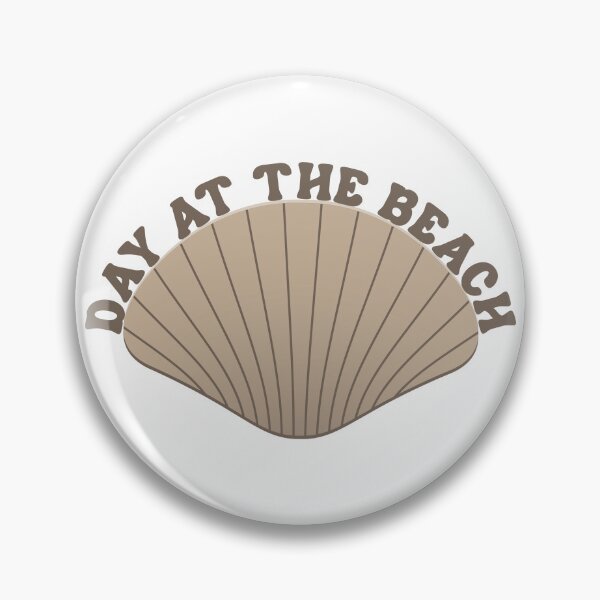 Item preview, Day at the Beach Sea Shell Minimalist Coastal Aesthetic Art designed and sold by PixelWaveBD.
