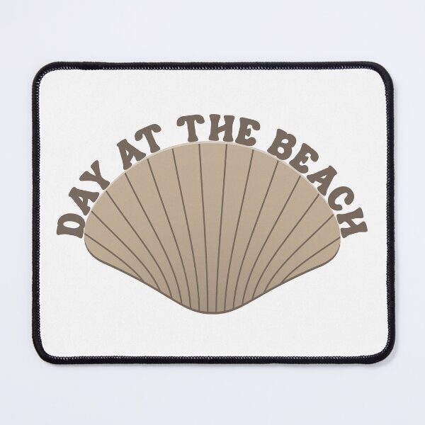 Item preview, Day at the Beach Sea Shell Minimalist Coastal Aesthetic Art designed and sold by PixelWaveBD.