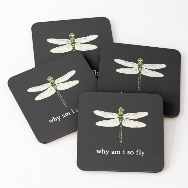 Item preview, Why Am I So Fly – Funny Dragonfly Pun Insect Lover Design designed and sold by kiralynstration.