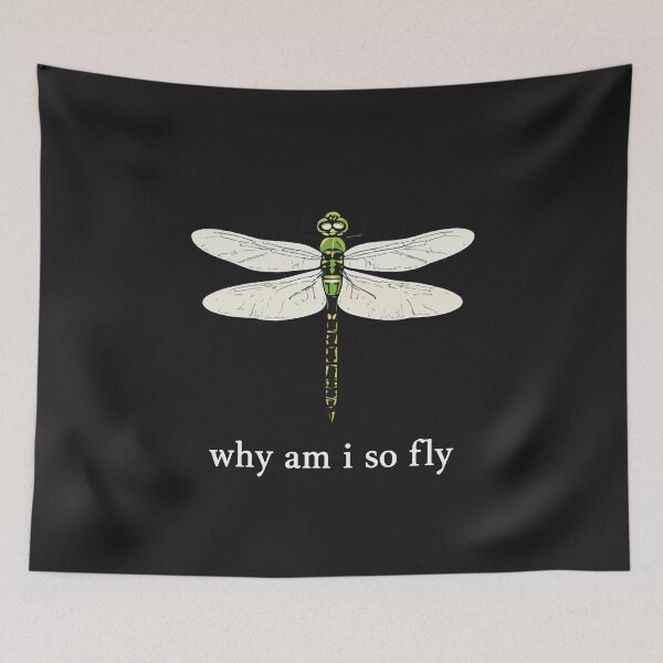 Item preview, Why Am I So Fly – Funny Dragonfly Pun Insect Lover Design designed and sold by kiralynstration.