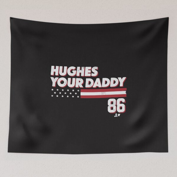 Item preview, Hughes Your Daddy – Funny Hockey Stars and Stripes Graphic designed and sold by kiralynstration.