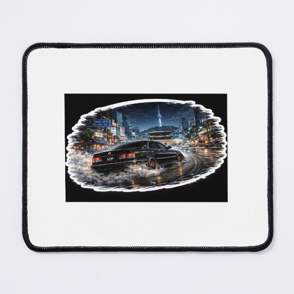 Item preview, Seoul Night Drift – VIP Sedan Neon Street Sticker designed and sold by Wander Pop Studio.