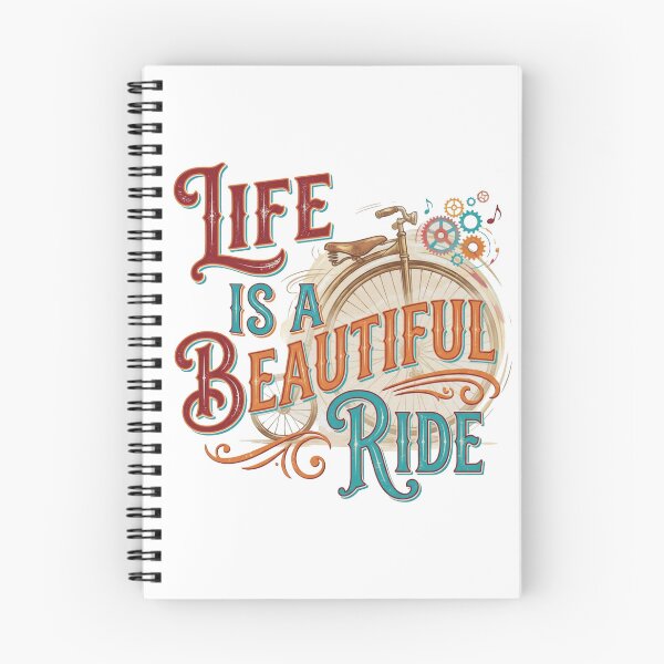 Item preview, Retro Penny-Farthing Bicycle T-Shirt: Life is Ride Graphic Tee designed and sold by PINEZKA_DESIGN.