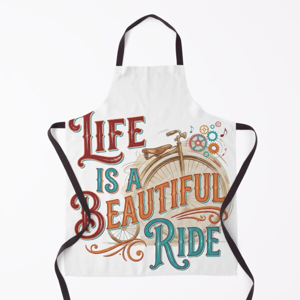 Item preview, Retro Penny-Farthing Bicycle T-Shirt: Life is Ride Graphic Tee designed and sold by PINEZKA_DESIGN.