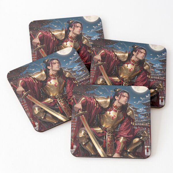 Item preview, Imperial General HUO YAN in Golden Battle Armor designed and sold by BorgSpareParts.