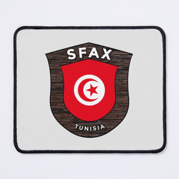 Item preview, Sfax Tunisia | Flag Shield Travel Emblem designed and sold by World Designs.