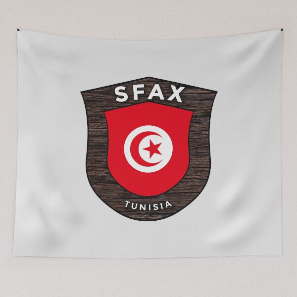Item preview, Sfax Tunisia | Flag Shield Travel Emblem designed and sold by World Designs.