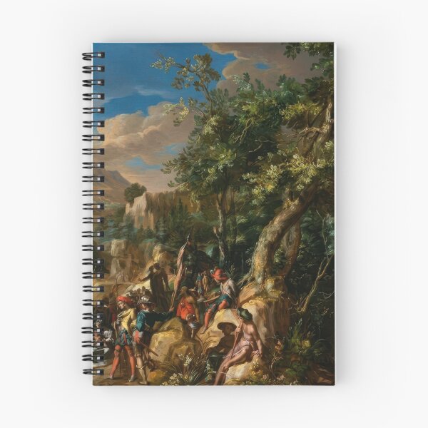 Item preview, Ruins and Figures Classical Landscape Art Print designed and sold by TheSoulOfArt.