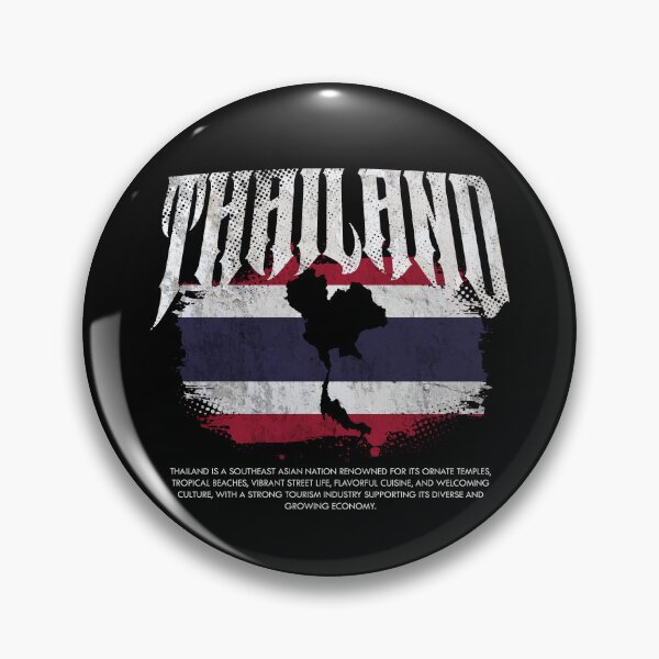 Item preview, Thailand Flag Map designed and sold by Ruinn Store.