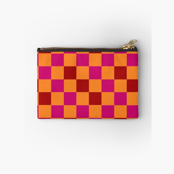 Item preview, Red Pink And Orange Checkered Pattern Design  designed and sold by PatternTitan.